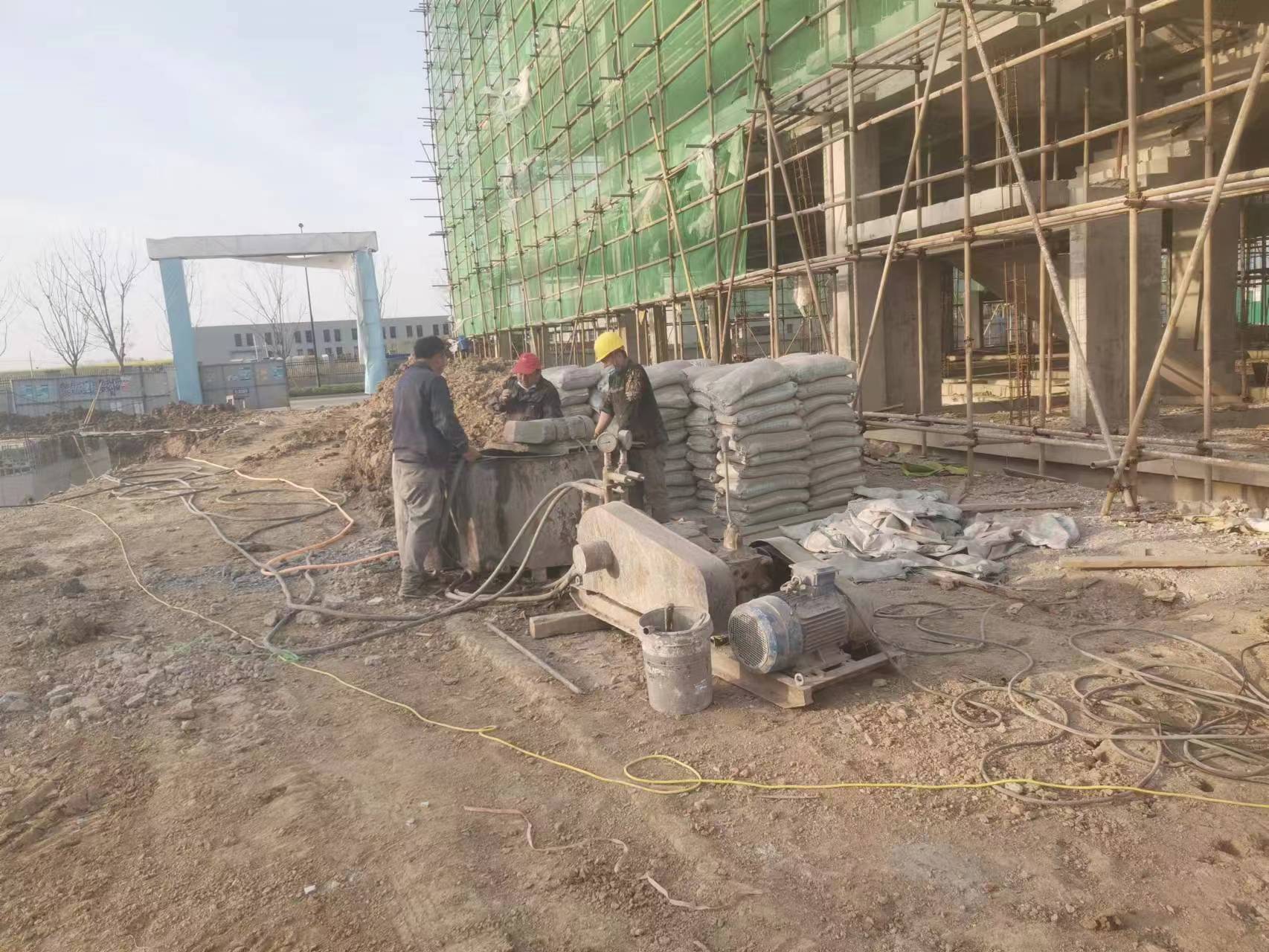 宛城别墅下沉注浆